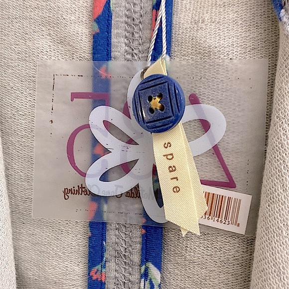 NWT Matilda Jane Heather Grey Open Vest with Hood - Picture 3 of 7